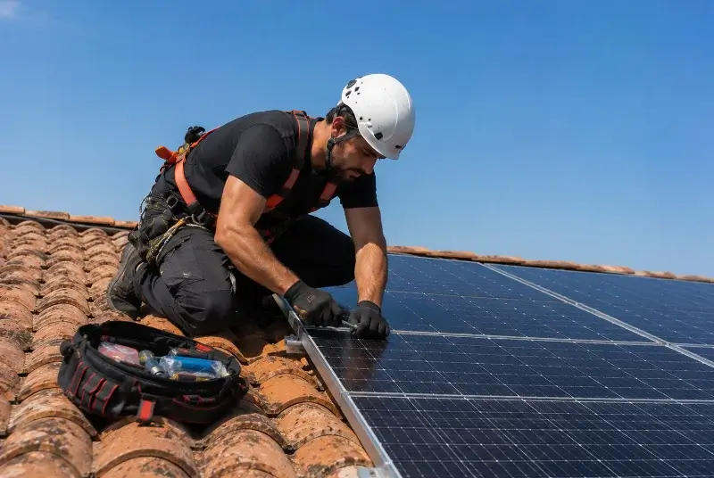 Maintenance et monitoring de panneaux solaires à Mondragon